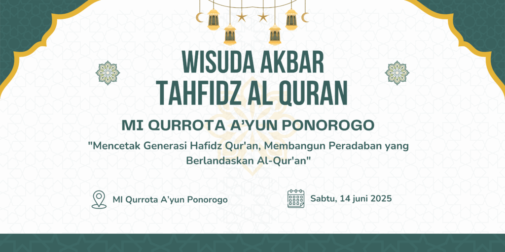 Acara wisuda tahfizh MI Qurrota A'yun