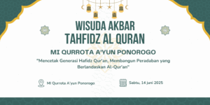 Acara wisuda tahfizh MI Qurrota A'yun