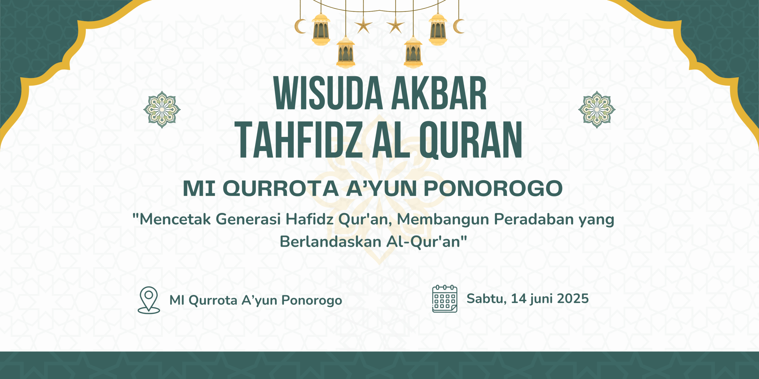 Meriahnya Acara Wisuda Tahfizh MI Qurrota A’yun Ponorogo