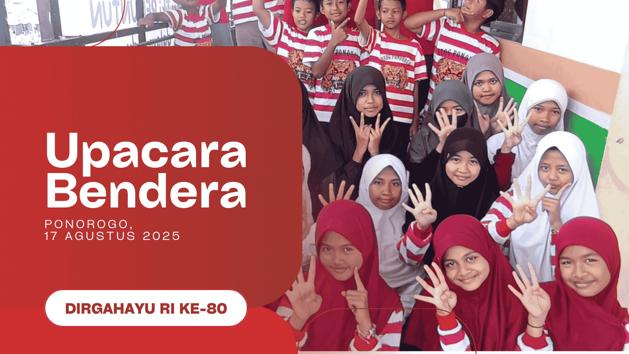 MisterQu Gelar Upacara HUT RI ke-80 di Kelurahan Kauman Ponorogo