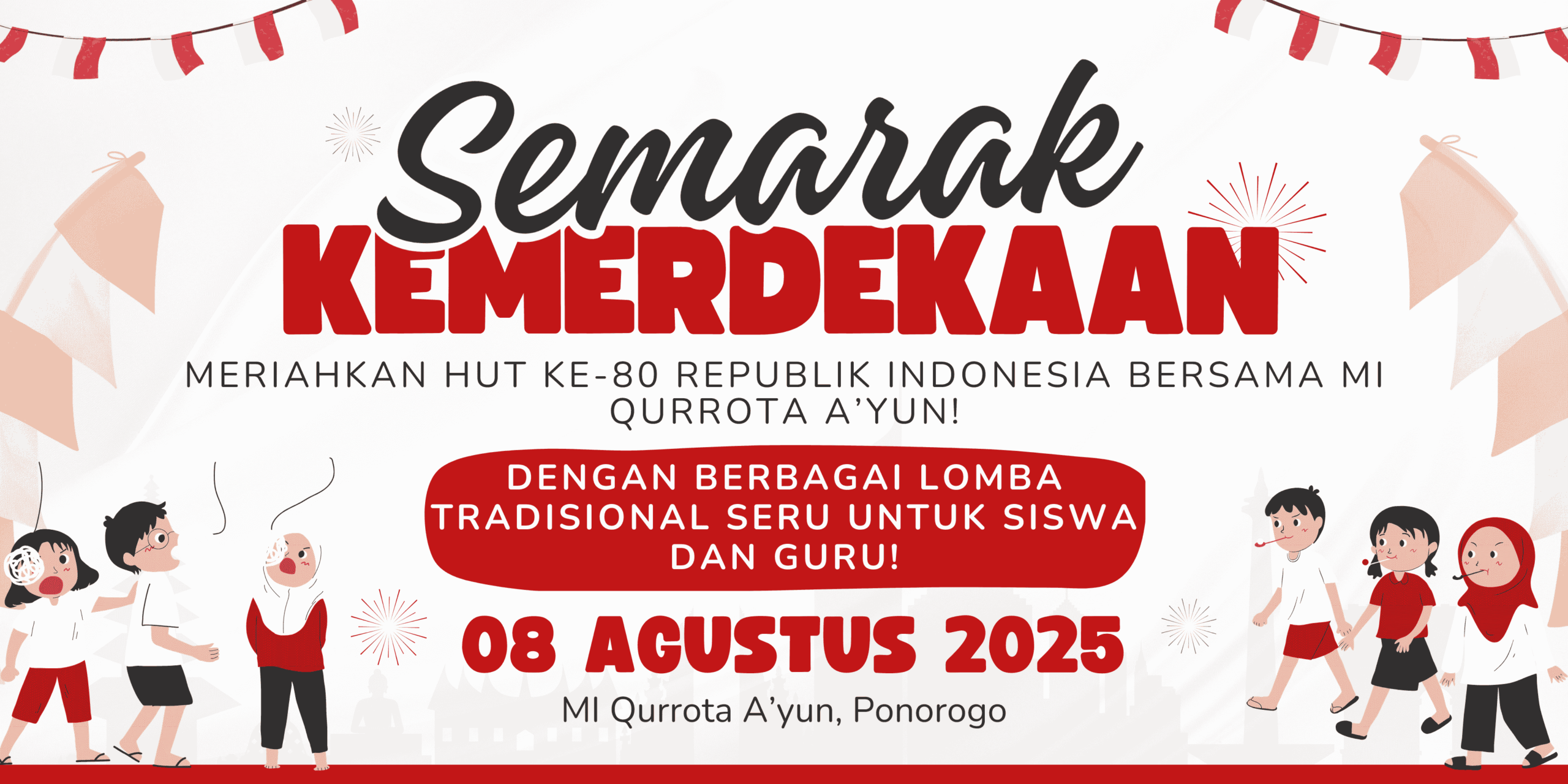 Semarak Lomba 17 Agustus 2025 di MI Qurrota A’yun