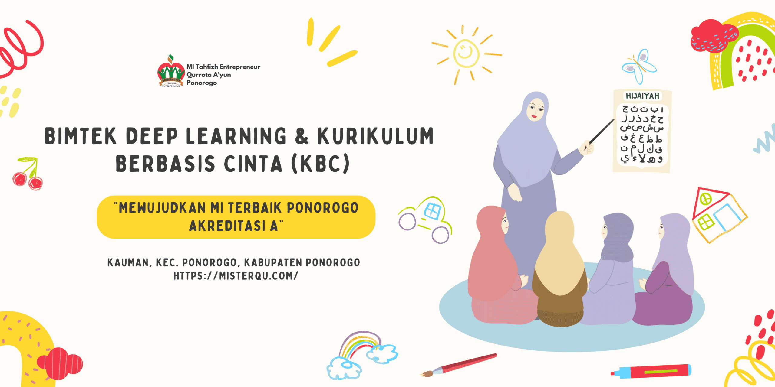 Bimtek Deep Learning di MI Qurrota A’yun Ponorogo