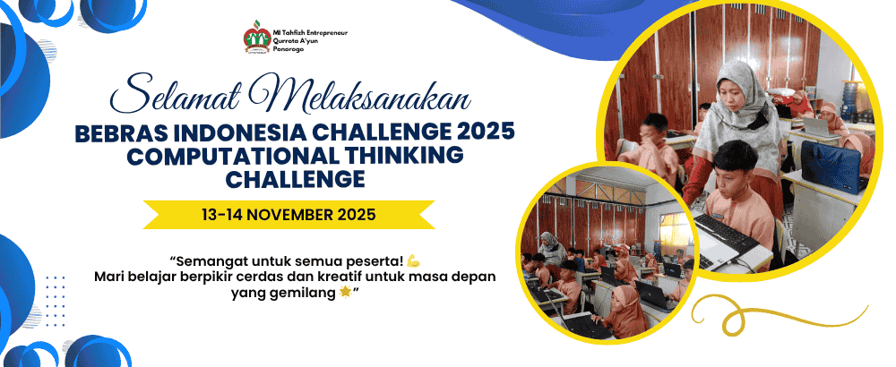 Banner Murid MisterQu mengikuti Bebras Indonesia Challenge 2025