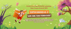 Launching buku cerpen GenetiQ 2025 karya siswa kelas 6 MisterQu Ponorogo dengan judul ‘Kami yang Tidak Pernah Biasa’