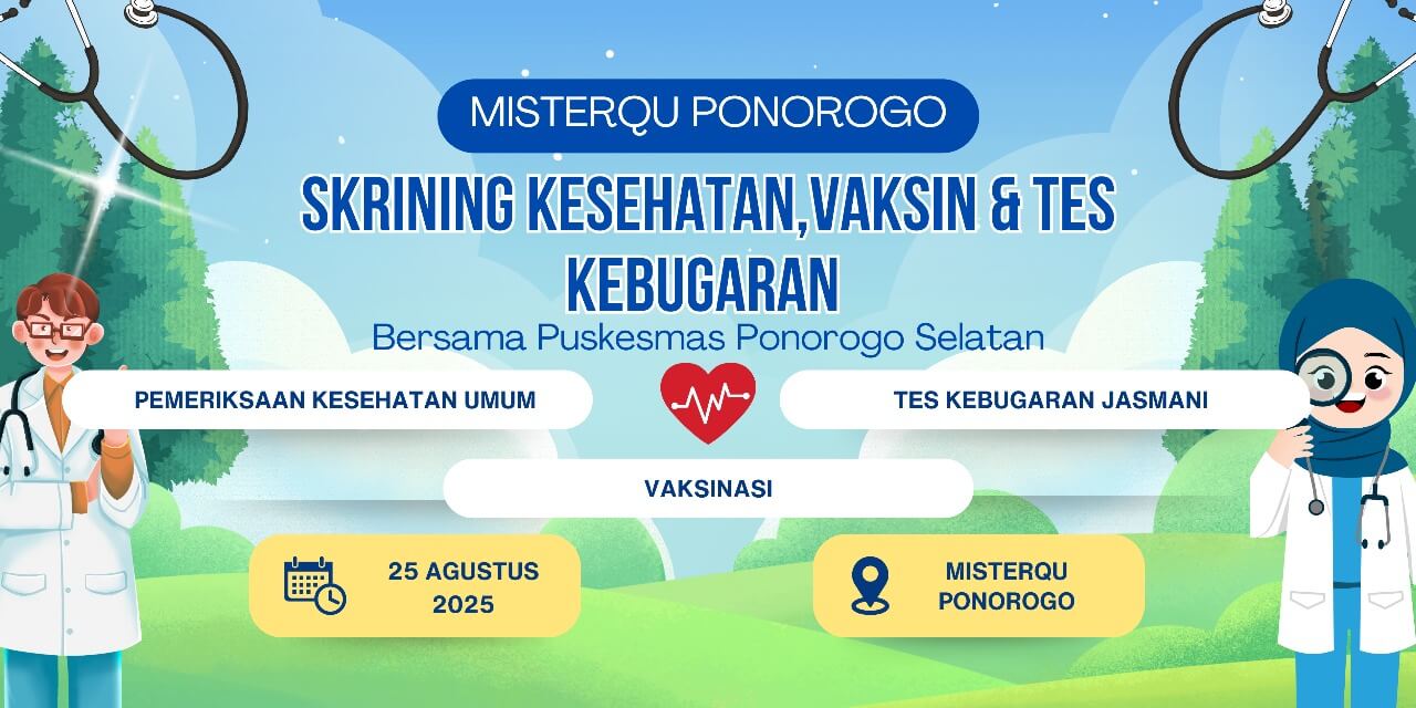 Sekolah Ponorogo – MisterQu Gelar Skrining Kesehatan & Vaksin