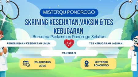 Sekolah Ponorogo –  MisterQu Gelar Skrining Kesehatan & Vaksin